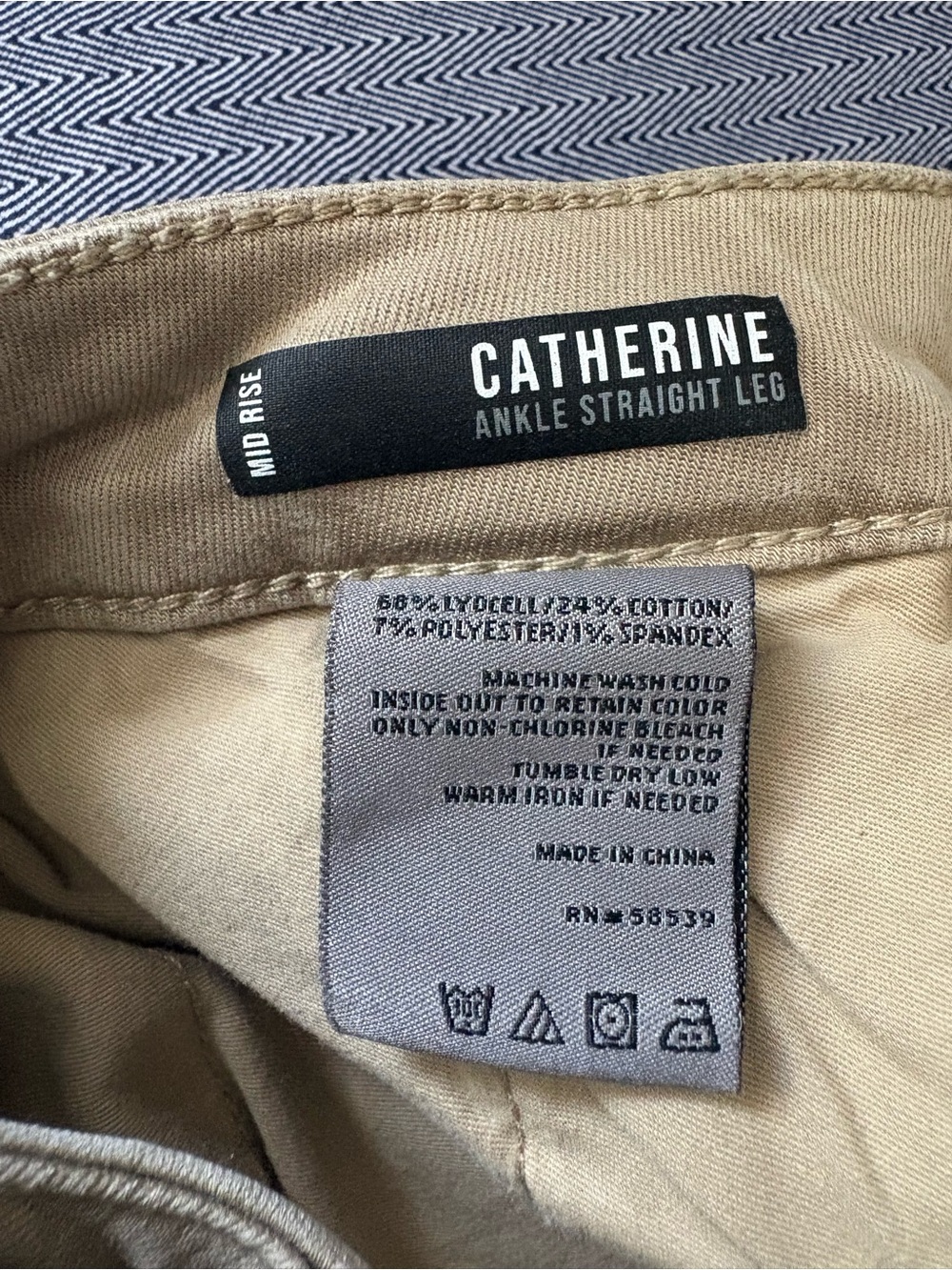 Kut from the Kloth Tan Straight-Leg Chinos - Picture 7 of 7